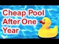 Cheap Above Ground Pool After 1 Year - Summer Waves Elite Swimming Pools Review