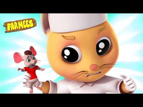 Rat Under The Table Song | Kindergarten Songs | Farmees Kids Songs and Nursery Rhymes
