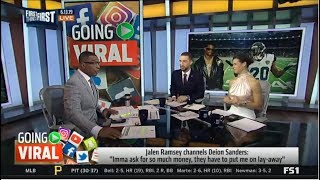 Jalen Ramsey channels Deion Sanders: &quot;Imma ask for so much money, they have to put mee on lay-away&quot;