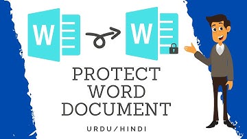 How to Password Protect Word document in 2021 [Urdu/Hindi] | MS Word?