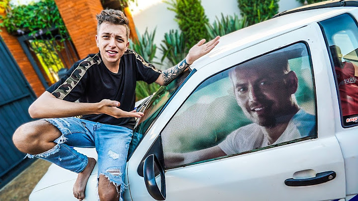 PERSONALIZEI O  VIDRO DA SAVEIRO DO MEU AMIGO !
