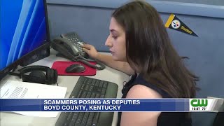 Scammers posing as sheriff's deputies