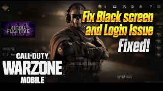 Fix Warzone Mobile Log in and Black Screen issue (Step by Step)