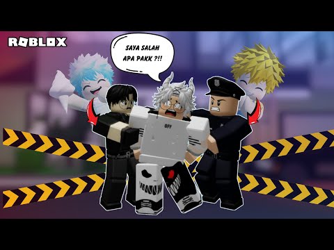 PRANKING PEOPLE AS A COP AND ARRESTING @VincentTristann 🤫 - Roblox Indonesia