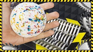 Giant Sour Jawbreaker Gobstopper In The Shredder Will It Break?