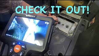 DEPSTECH DS580 inspection camera review on a Polaris RZR 1000