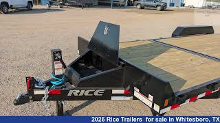 Incredible 2026 Rice Trailers Tilt Deck Trailer For Sale in Whitesboro TX
