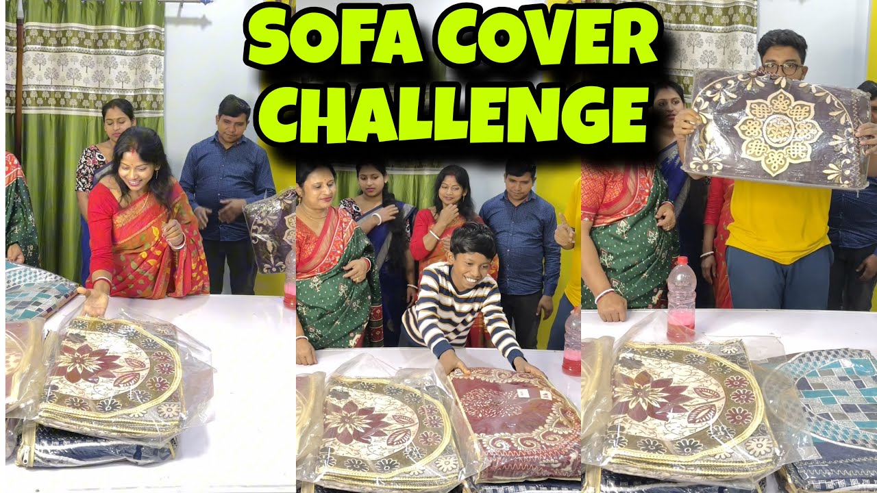 Flip The Bottle and Win Sofa Cover | New Family Challenge Video | S Paul Family Challenges 