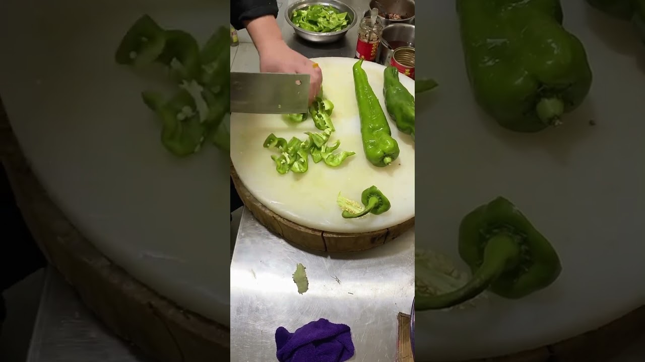 Amazing Green Chili Cutting Tricks | Satisfying ASMR 