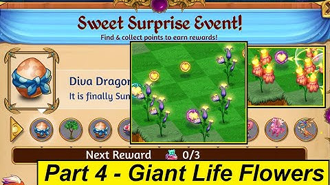 Merge Dragons Sweet Surprise Event Part 4 - Merging for Giant Life Flower