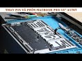 Thay pin và phím Macbook Pro 15 inch A1707 cho anh Quân