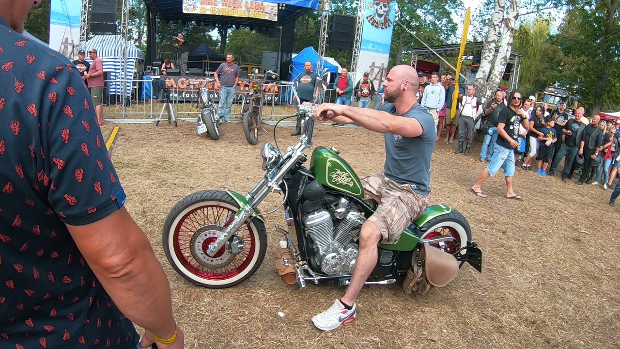 XI Zlot Motocykli Bike Week Łeba 2021   Konkurs najciekawszy najładniejszy  Custom  Zlotu  .