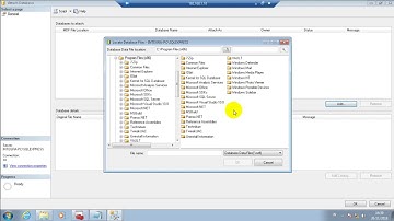 Fixing An error occurred when attaching the database(s)