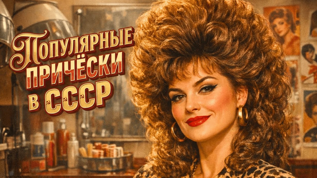 5 ПОПУЛЯРНЫХ ПРИЧЁСОК В СССР! ЭТИ ПРИЧЁСКИ СВОДИЛИ С УМА!