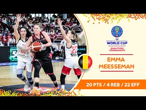 Emma Meesseman's Amazing Performance vs. Russia | #FIBAWWC 2022 Qualifying Tournaments