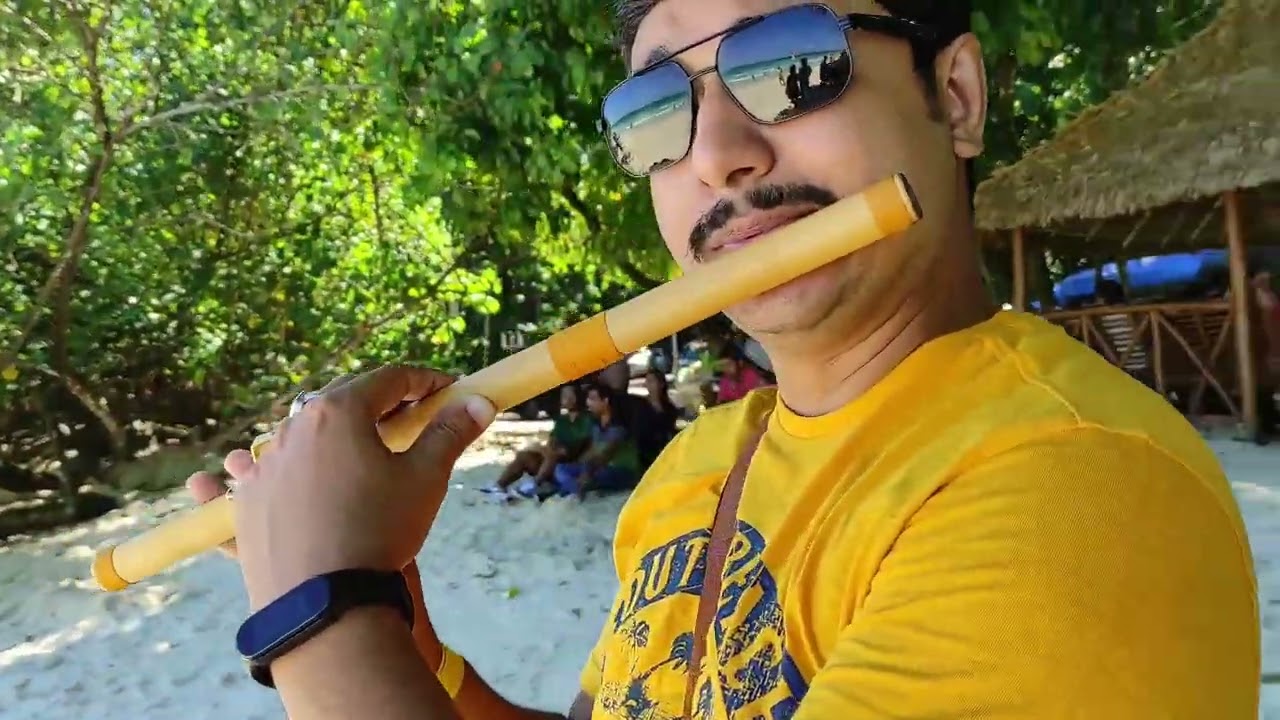 Godfather Theme | Flute Cover | Enchanting on Havelock Island 🌴