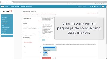 Moodle - Rondleidingen voor gebruikers