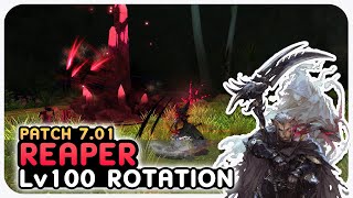 Updated 7 01 REAPER Level 100 Rotation Showcase 2 49s 2 Mins Pot Dawntrail Patch 7 01