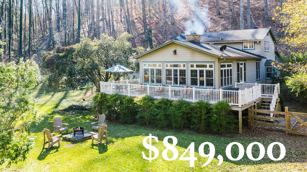 Amazing Farmhouse in Tryon North Carolina Luxury Real Estate Video