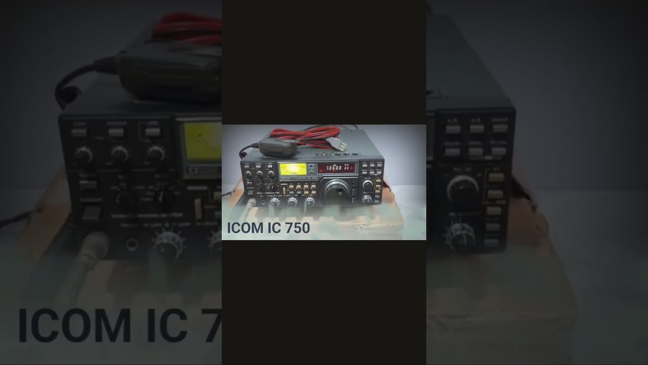 RADIO ICOM IC 750 - YouTube