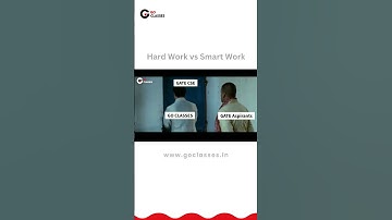 Hard Work vs Smart Work | The Power of Mentorship | GATE CSE | #viral #gate #shorts #youtubeshorts