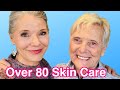 BEGINNER AM/PM SKINCARE ROUTINE | VERY DRY, MATURE SKIN | ANTI AGING OVER 80!