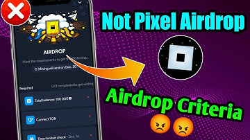 😡 Not Pixel Airdrop Criteria Reveal | Not Pixel Airdrop Elegible Confirm | Not Pixel Mining End
