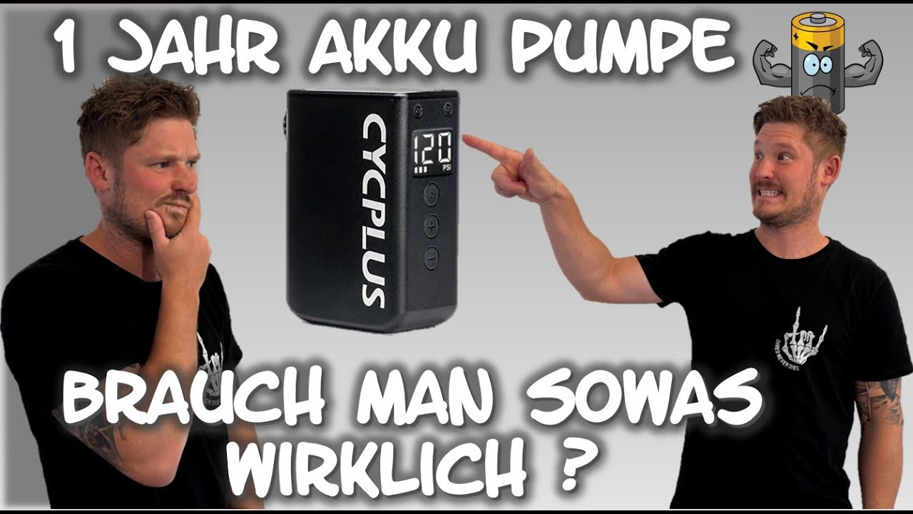Braucht man eine 120€ Akku Pumpe? CYCPLUS AS2 ProMax 1 Jahr im MTB-Test–Lohnt sich die Mini E-Pumpe?