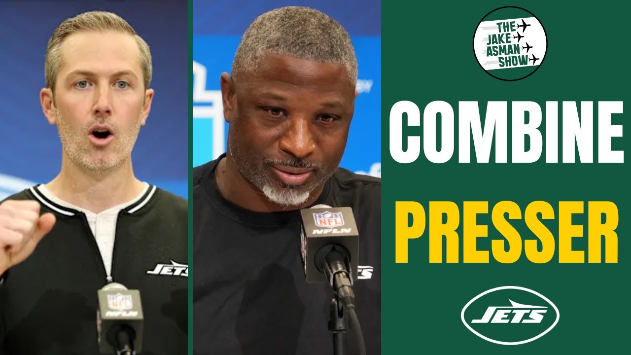 Reacting to Aaron Glenn & Darren Mougey’s Jets Combine Presser