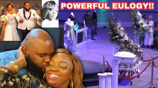 ?FUNERAL: Gospel Artist C Ashley Brown Widower Delivers POWERFUL Eulogy And Sings At Her Homegoing