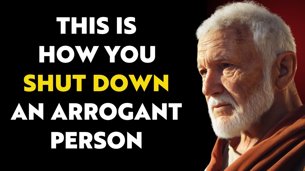 6 МОЩНЫХ ФРАЗ, КОТОРЫЕ ОБЕЗОРУЖИВАЮТ высокомерных людей | Стоицизм