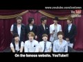 Capture de la vidéo Youtube Smtown Open Interview.(By Super Junior)