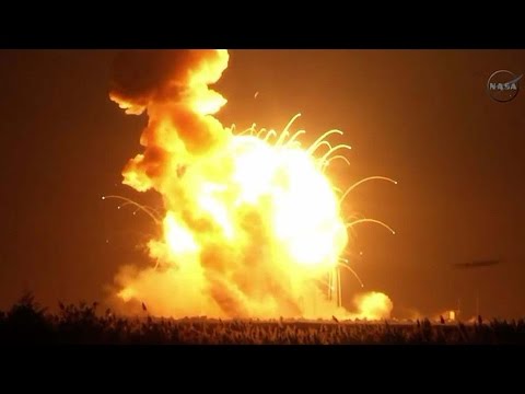 NASA rocket explodes 6 seconds after takeoff; Virgin Galactic crash - space fails compilation