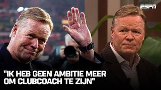 Ronaldas Koemanas jaučia ryšį su Oranžine rinktine: "Jei to nėra, sakyčiau, kad sustoju."