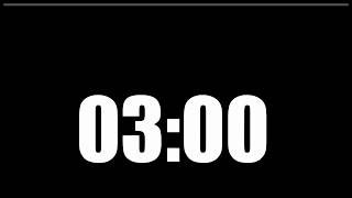 3 Minute Classroom Timer | Black Screen, Low Distraction screenshot 5