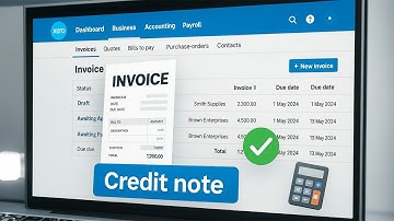 How To Apply a Credit Note to an Invoice in Xero Using Xero