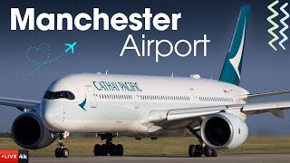 Live Manchester Airport Plane Spotting