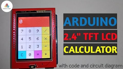 Arduino Calculator (using 2.4" TFT LCD) || VIKRAM TECH