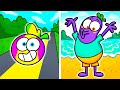 EXTREME HIDE AND SEEK CHALLENGE ON TREASURE ISLAND || Funny Cartoons by Avocado Couple