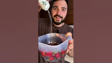 ЛАЙФХАК❗️😋 как МЫТЬ КЛУБНИКУ 🍓(знали ?) #shorts