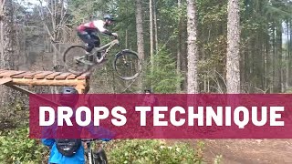 Analyzing Drops technique on a Mountain Bike