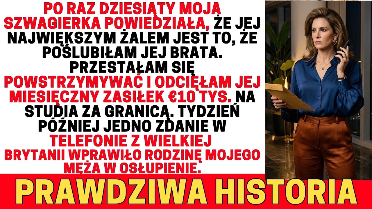Po raz dziesiąty 🙄 mówiła, że żałuje mojego małżeństwa — więc odcięłam €10 tys ✂️💰Tydzień później…