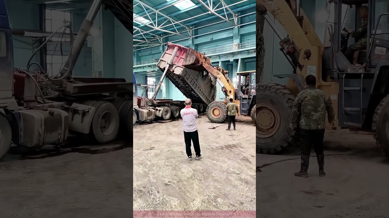 Dump Truck Loading Demonstration: Coordination Between Truck and Loader!