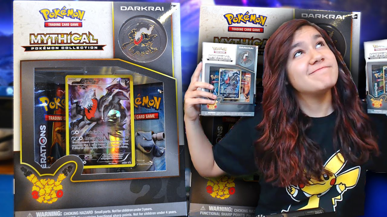 Opening 2 Darkrai Mythical Pokemon Collection Boxes!!