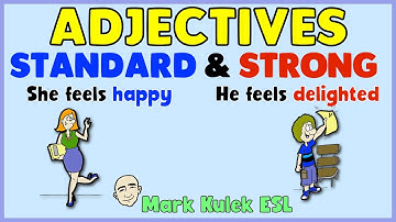 Adjectives (expressions) - English speaking practice (clips #9) | Mark Kulek ESL