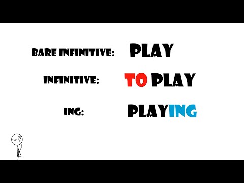 Infinitive vs ing, explicación en español