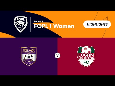 FQPL 1 Women Round 4 - The Gap FC vs Logan Lightning Highlights — football highlights