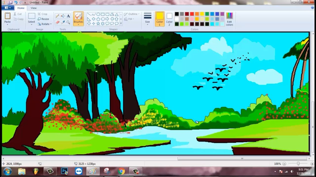 how to make layers in ms paint step by step