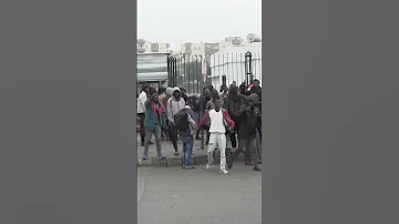 استفزازات افارقة جنوب الصحراء للامن المغربي بالدار البيضاء مع الحدث Alhadet 