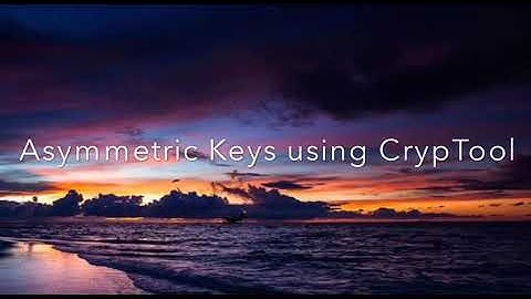 Encryption and Decryption using CrypTool